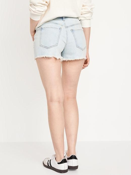 High-Waisted OG Jean Shorts -- 3-inch inseam Product Image