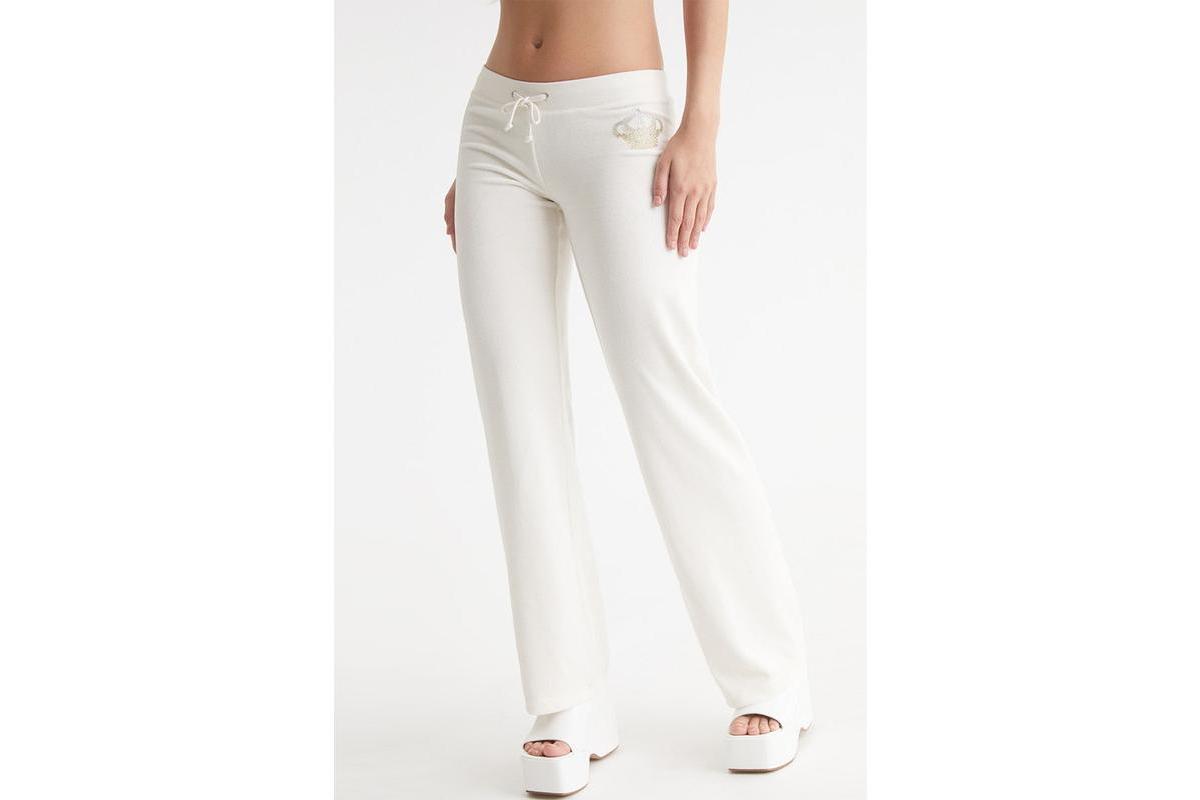 Juicy Couture Heritage Track Pants (Angel) Women's Clothing Product Image