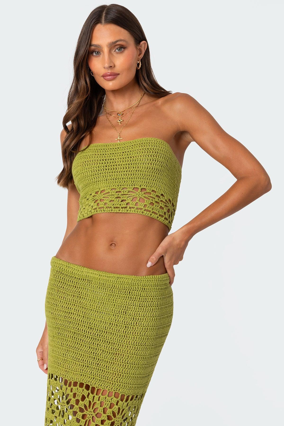 Ida Crochet Tube Top Product Image