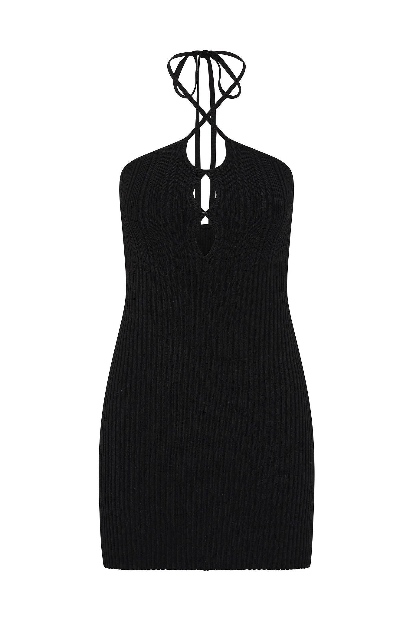 Coraline Halter Mini Dress Product Image