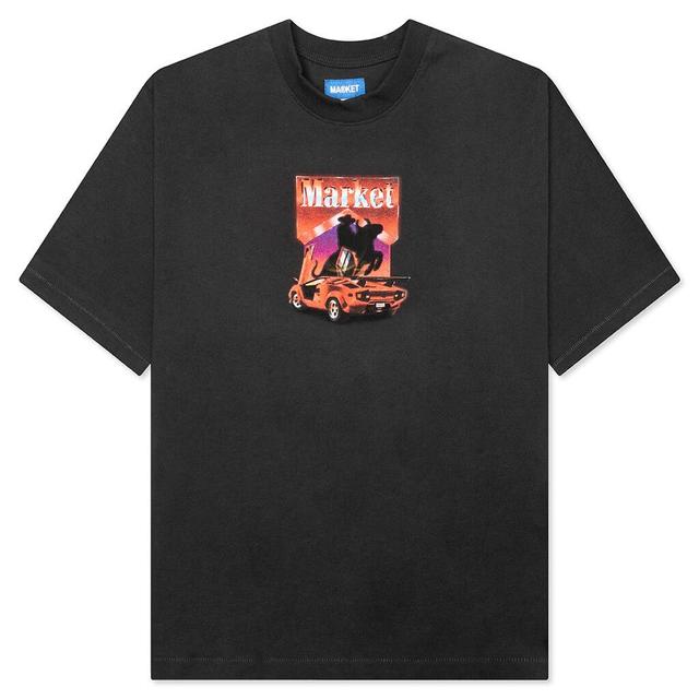 Bull Rider T-Shirt - Washed Black Male Product Image