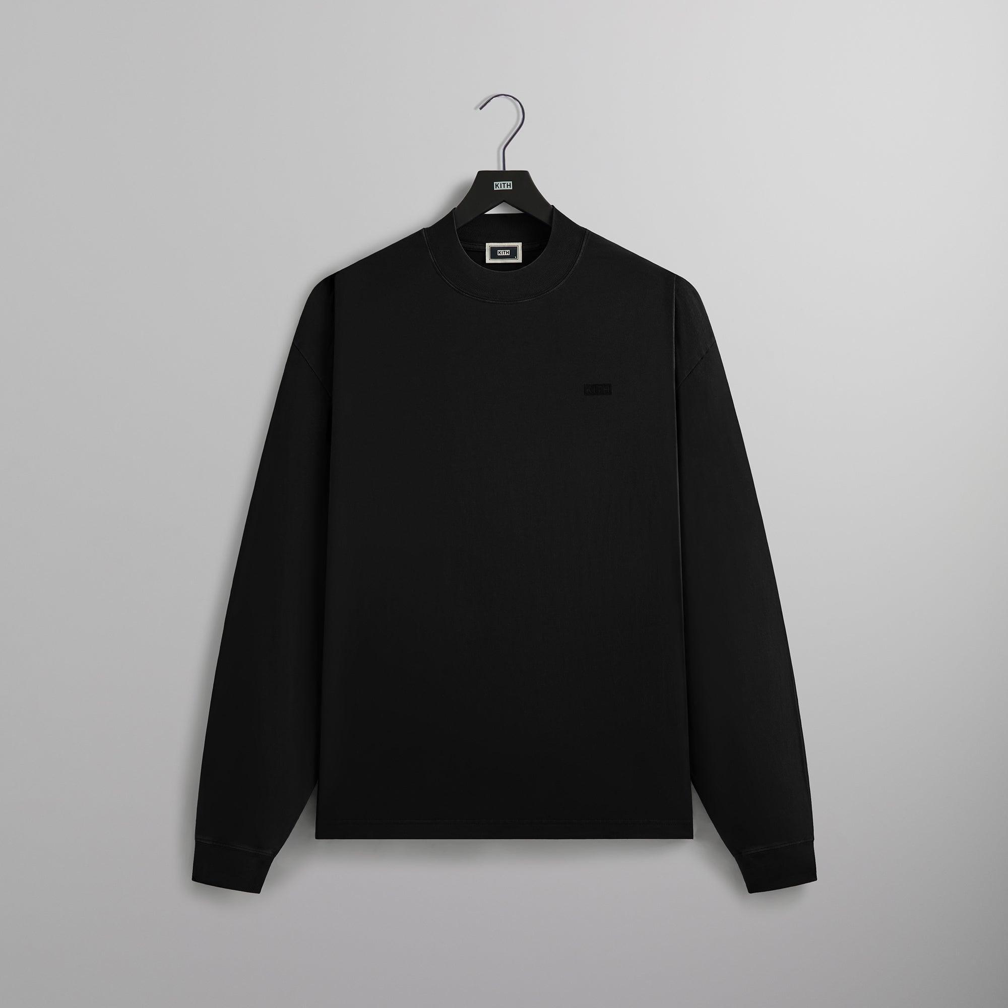 Kith Mock Neck LAX Tee - Black Male Product Image