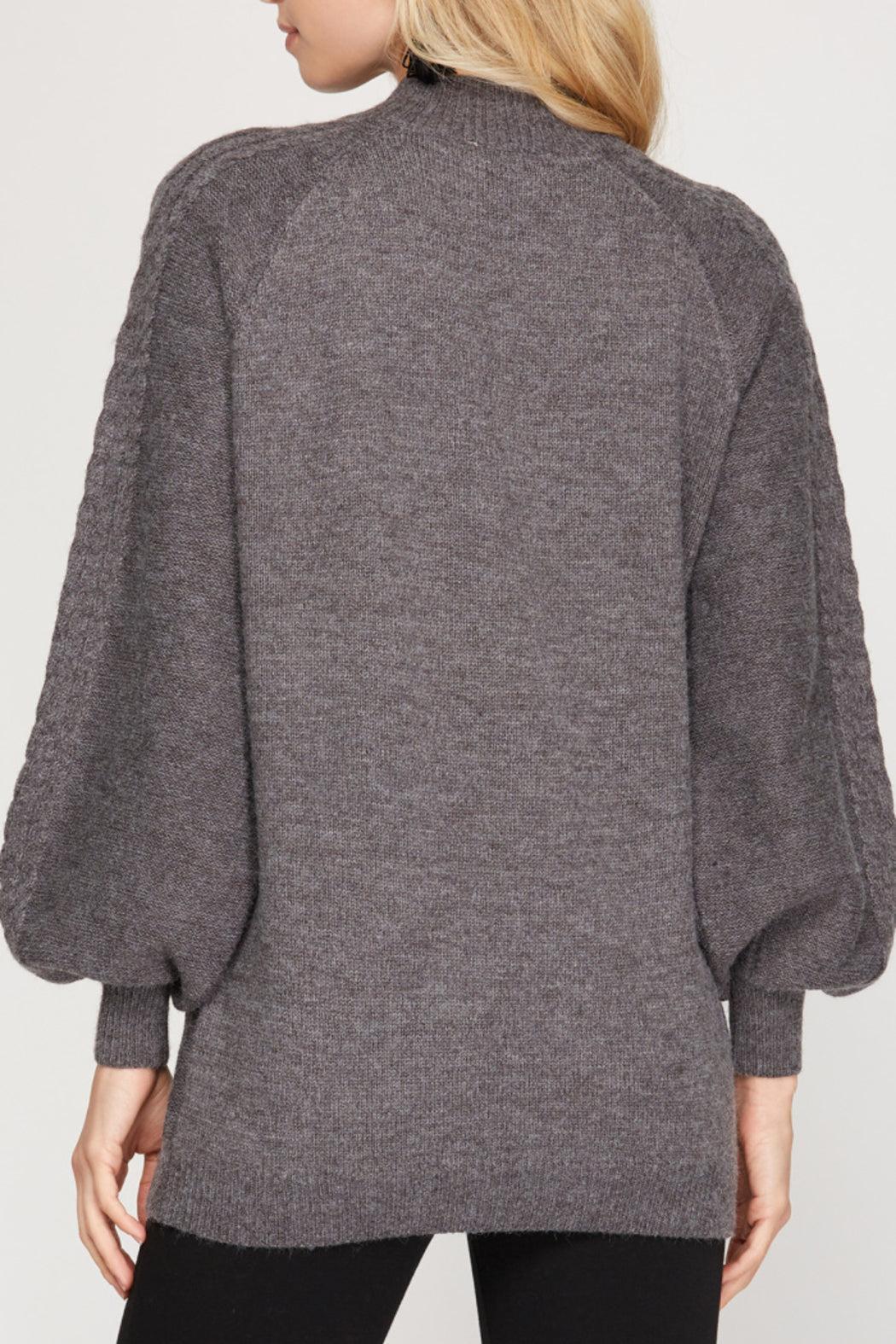 Heather Tunic Sweater Product Image