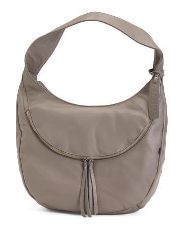 Leather Medium Half Moon Hobo for Women Product Image