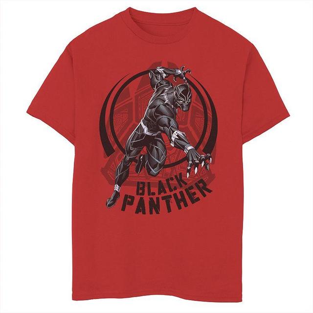 Marvel Mens Comic Collection Black Panther Action Shot Short Sleeve T-Shirt Product Image