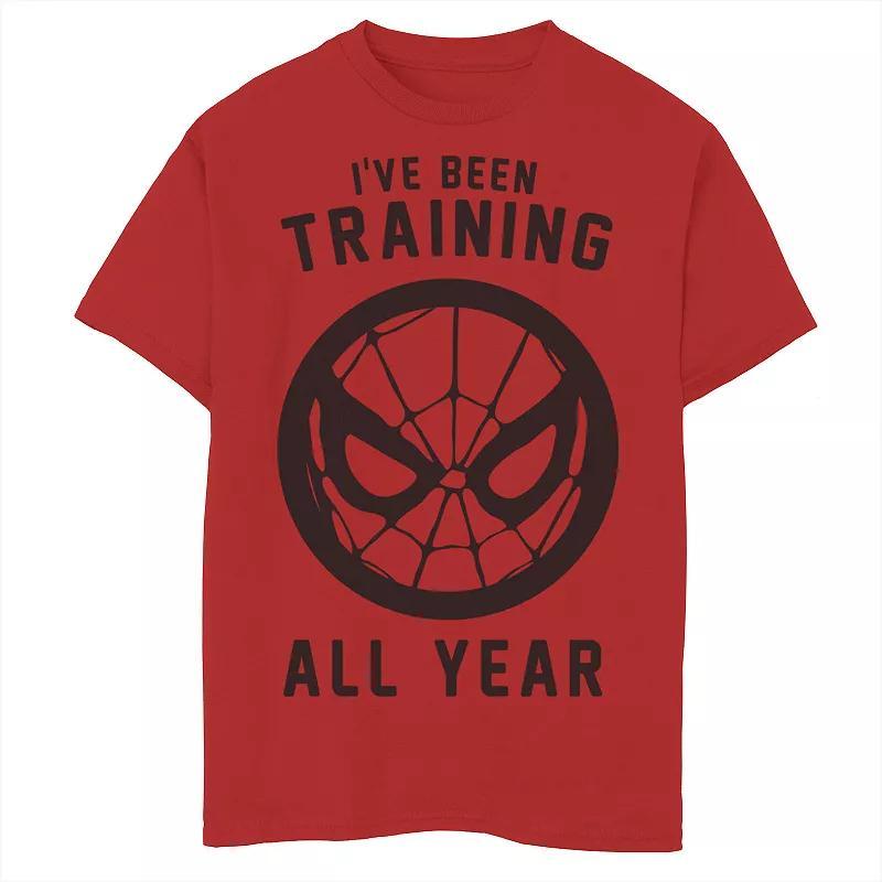 Boys 8-20 Marvel Spider-Man Ive Been Training All Year Logo Graphic Tee, Boys Product Image