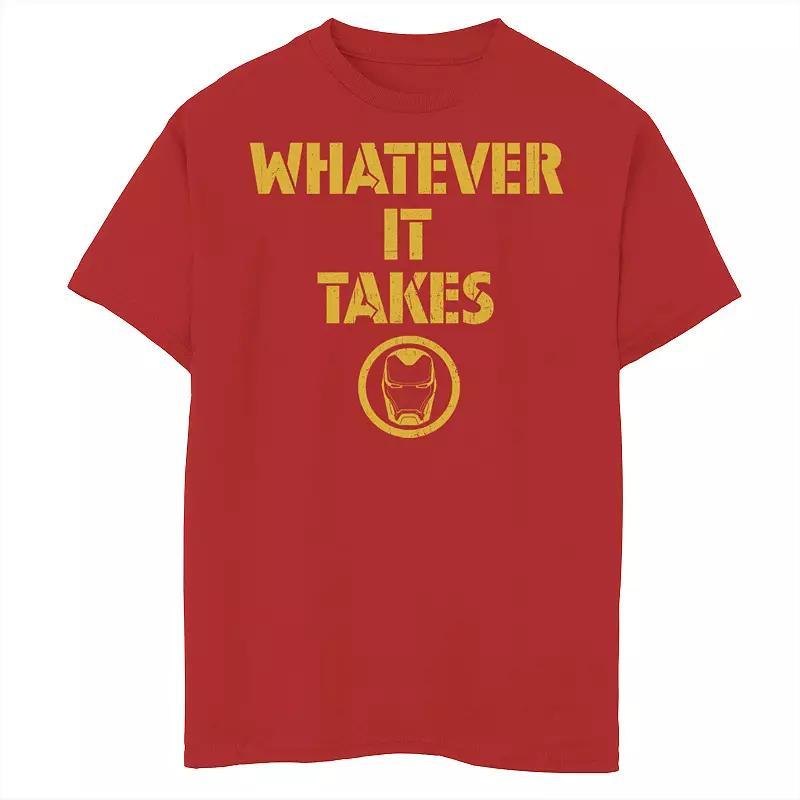 Boys 8-20 Marvel Avengers Endgame Whatever It Takes Iron Man Logo Graphic Tee, Boys Product Image