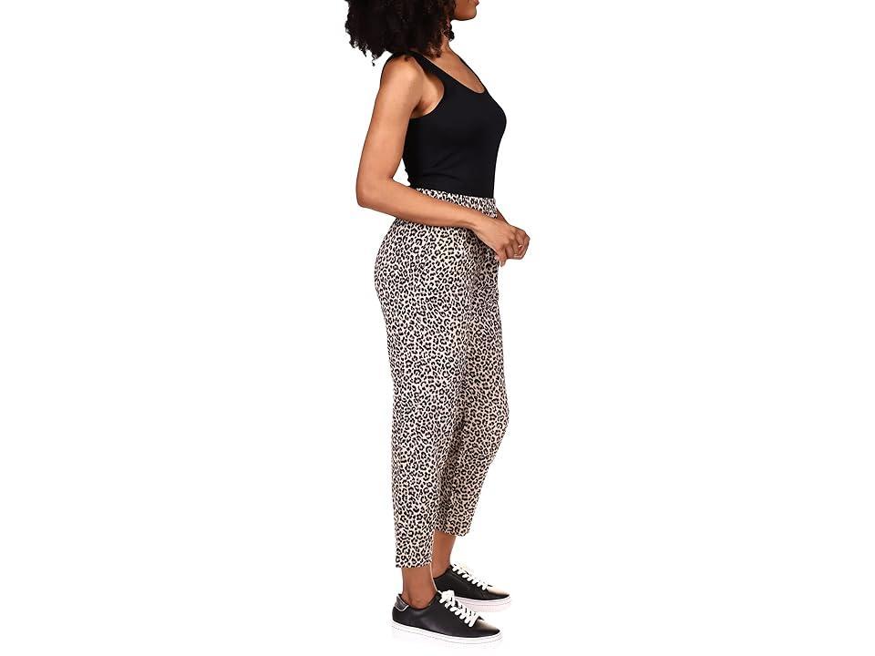 MICHAEL Michael Kors Cheetah Pull-On Pants (Dune) Women's Clothing Product Image