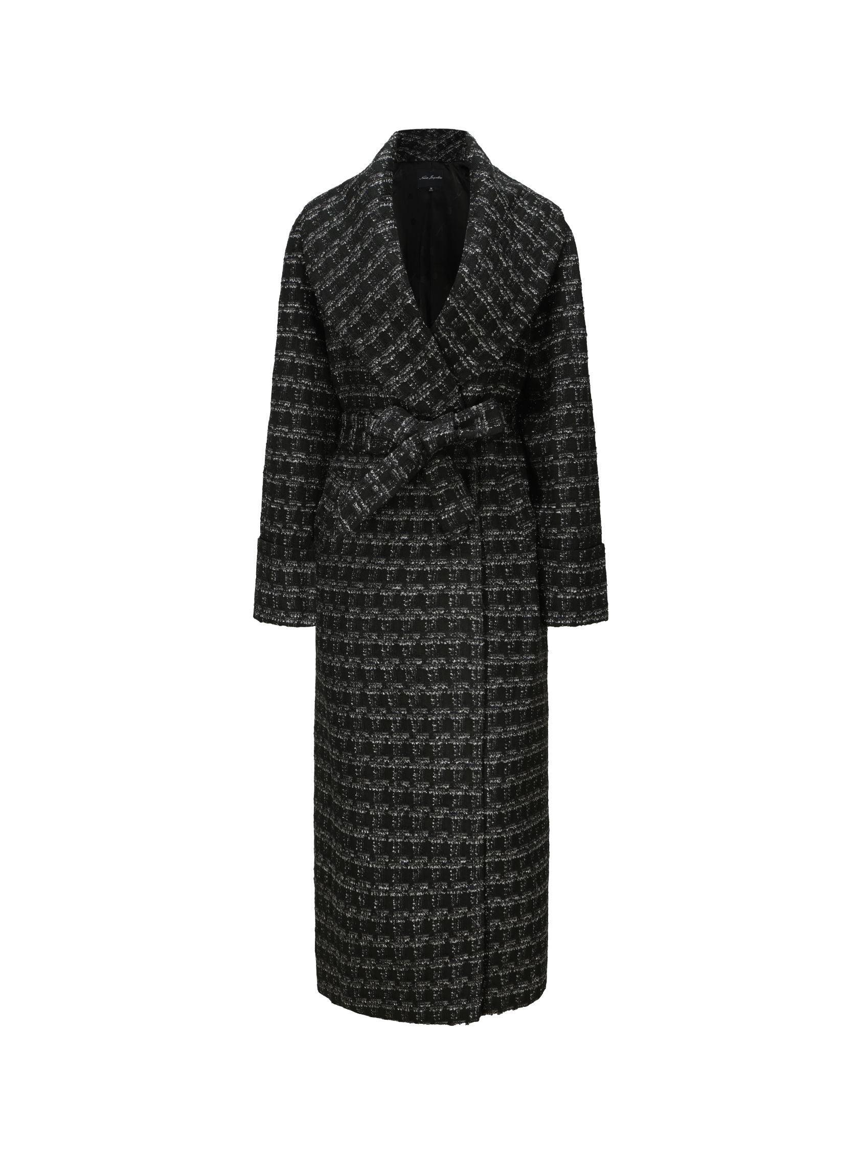 Emmeline Lapel Coat (Black) product image