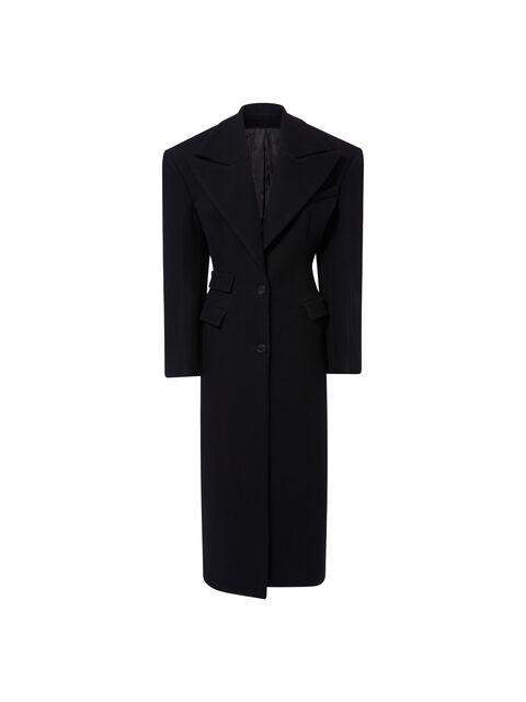 Black long coat Product Image