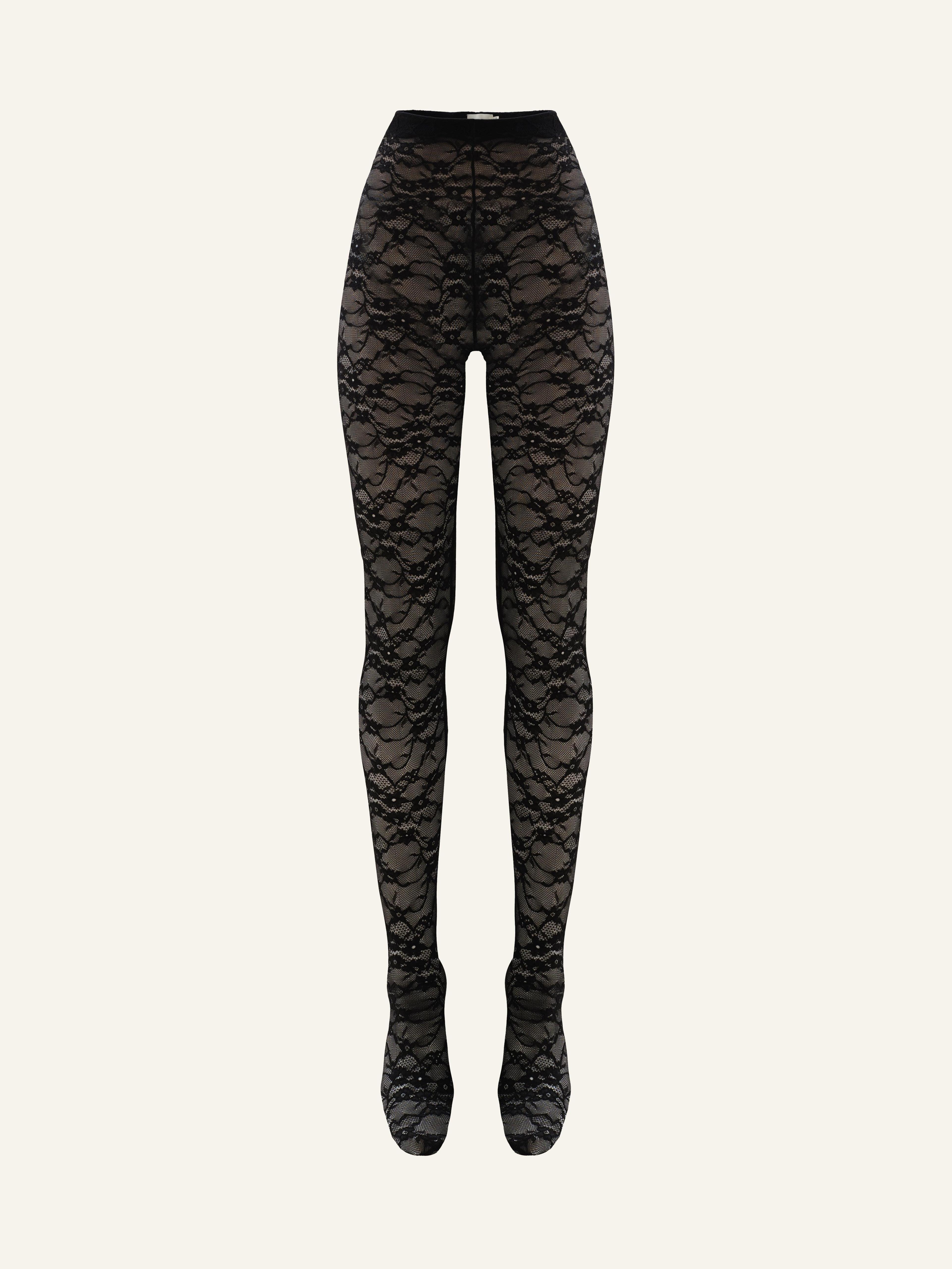 Lace Skin leggings in Onyx Product Image