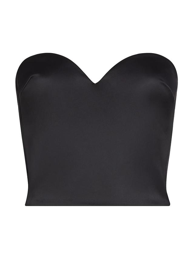 Womens Corchrystele Satin Bustier Top Product Image