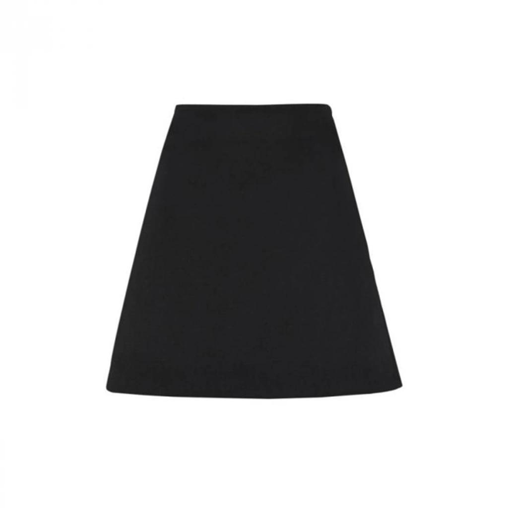 Black Wool Mini Skirt For Women From Salon 02 Collection Product Image