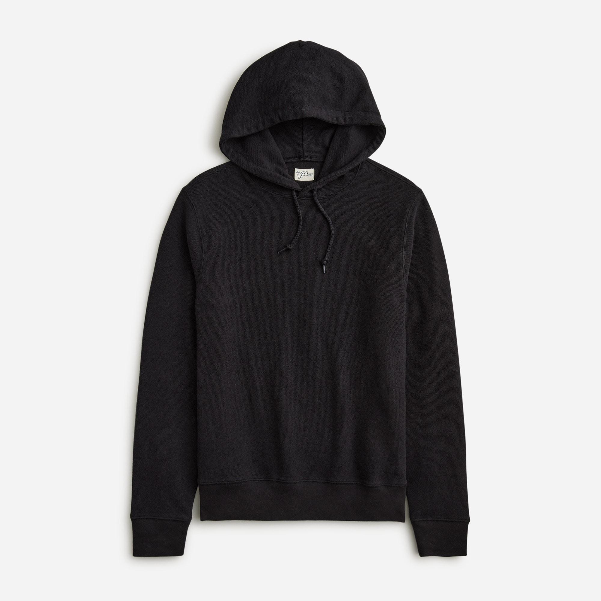 Textured sweater-tee hoodie Product Image