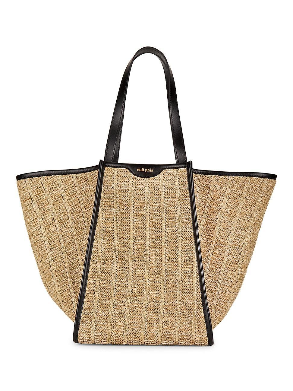 Womens Sadie Woven Tote Bag Product Image