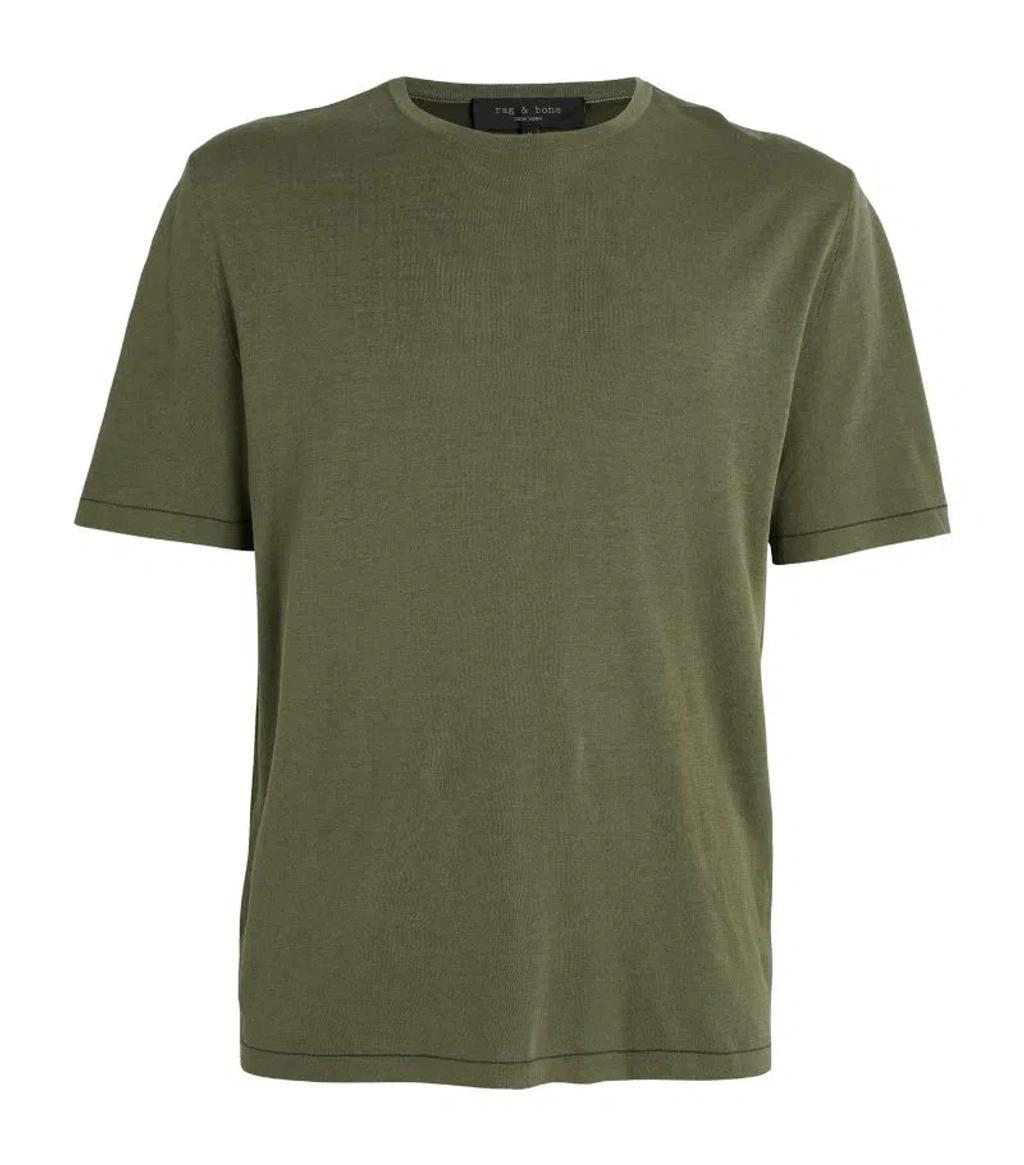 Double-faced Banks T-shirt In Green Product Image