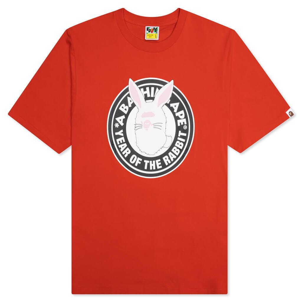 Year Of The Rabbit Tee - Red Male Product Image