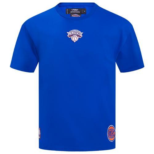 Pro Standard Mens Pro Standard Knicks OS Letters CJ DS T-Shirt - Mens Blue/Blue Product Image