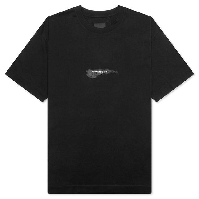 Wings Cotton T-Shirt - Black Male Product Image