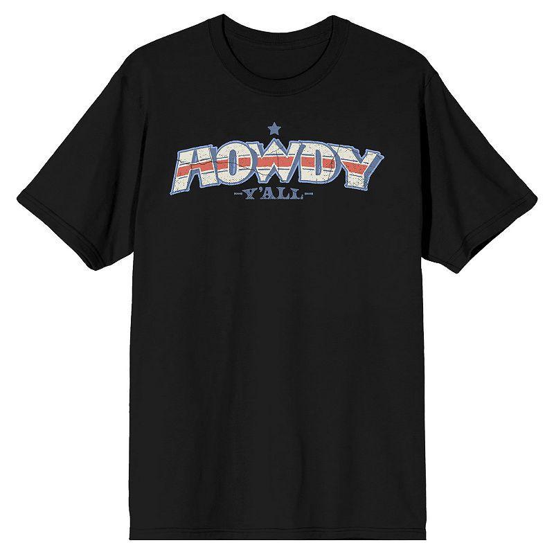 Mens Western Howdy Graphic Tee Product Image