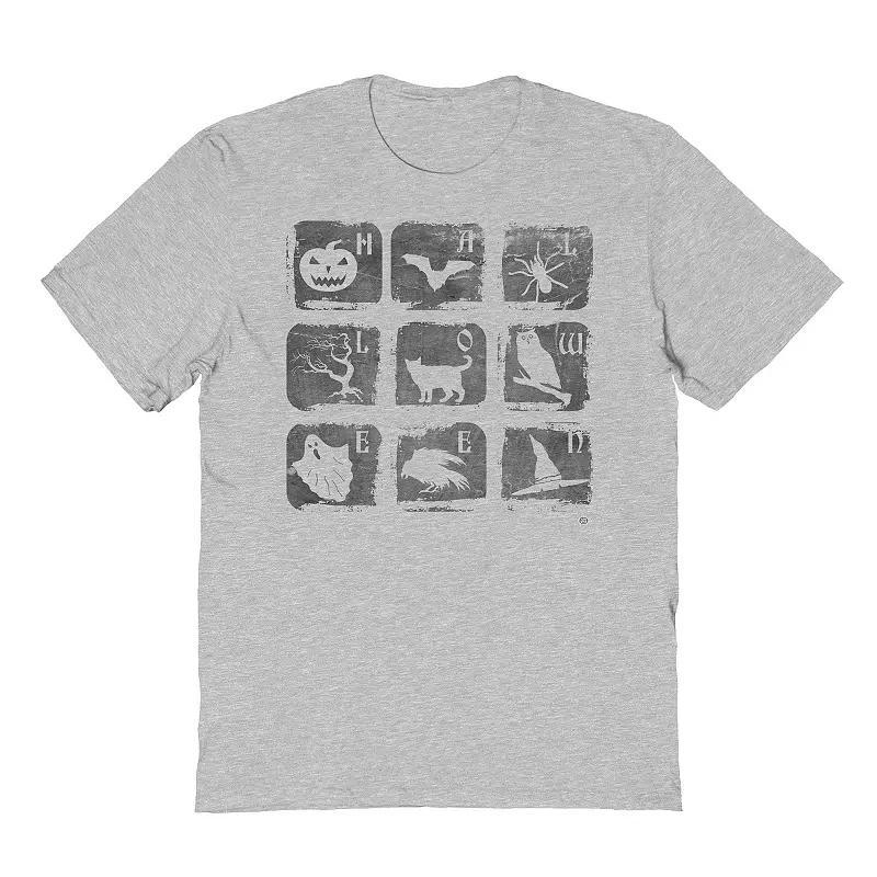 Mens Halloween Blocks Halloween Graphic Tee Product Image