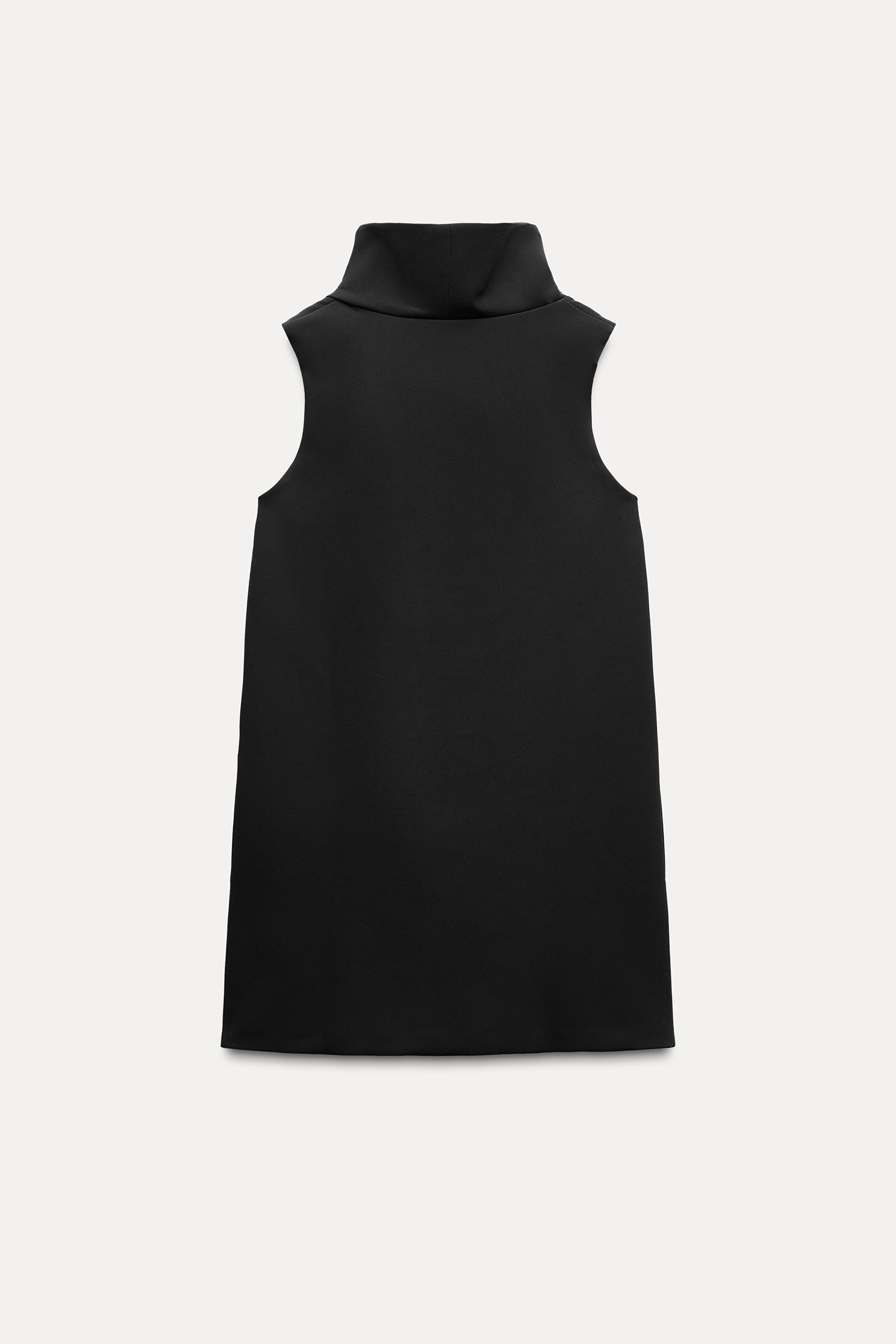 COWL NECK SHORT DRESS Product Image