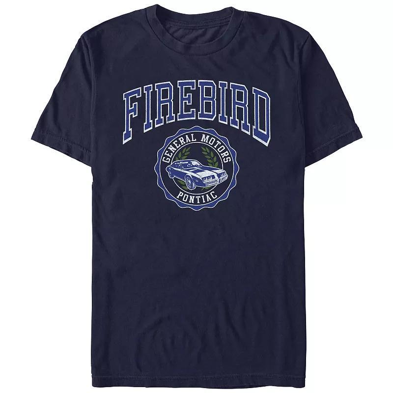 Mens Firebird General Motors Graphic Tee Blue Product Image