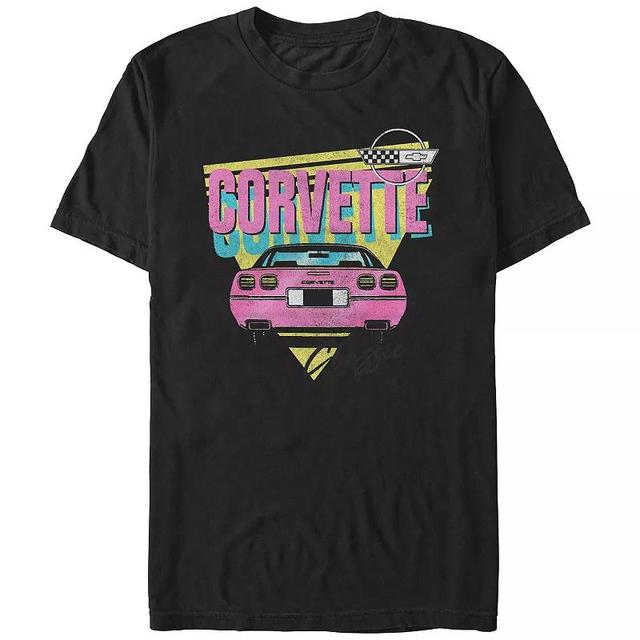 Mens Corvette Pop Colors Graphic Tee Product Image