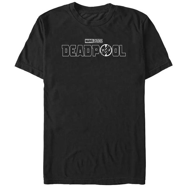 Big & Tall Marvel Deadpool Clawed Logo Graphic Tee, Mens Product Image