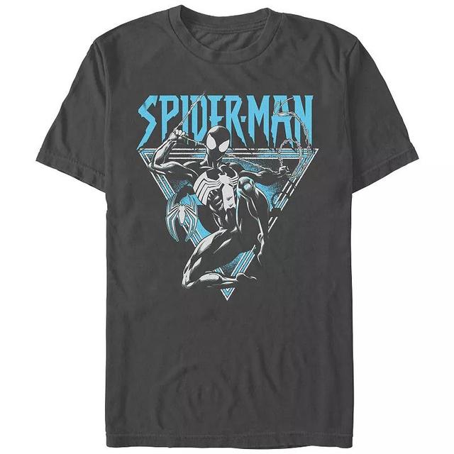 Mens Spider-Man Dark Spider Suit Graphic Tee Grey Product Image