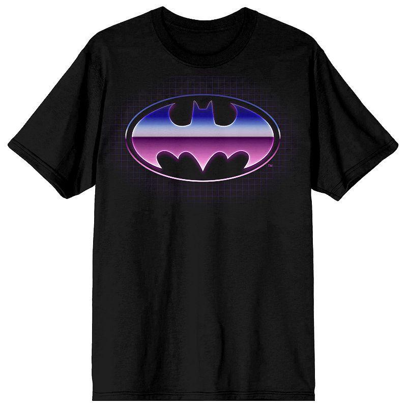 Mens Batman Chrome Logo Tee Product Image