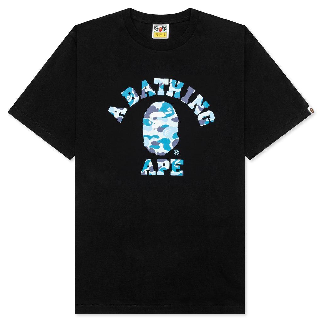 Abc Camo College Tee - Black/Blue Male Product Image