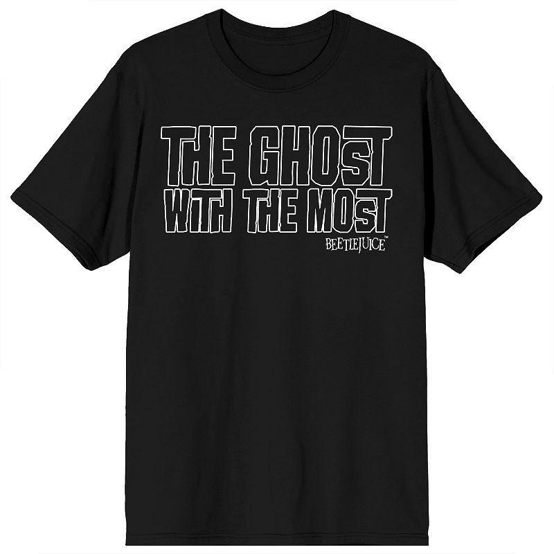 Mens Beetlejuice The Ghost with the Most Tee Product Image