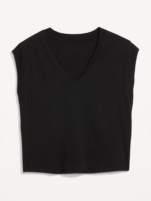 Sleeveless V-Neck Top Product Image