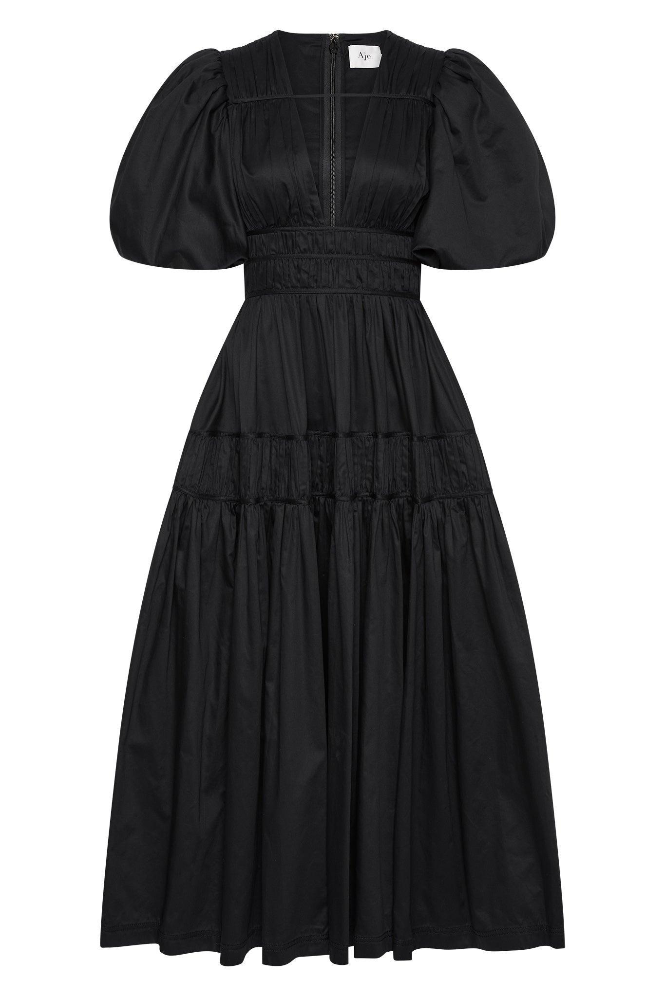 Fallingwater Ruched Midi Dress Product Image