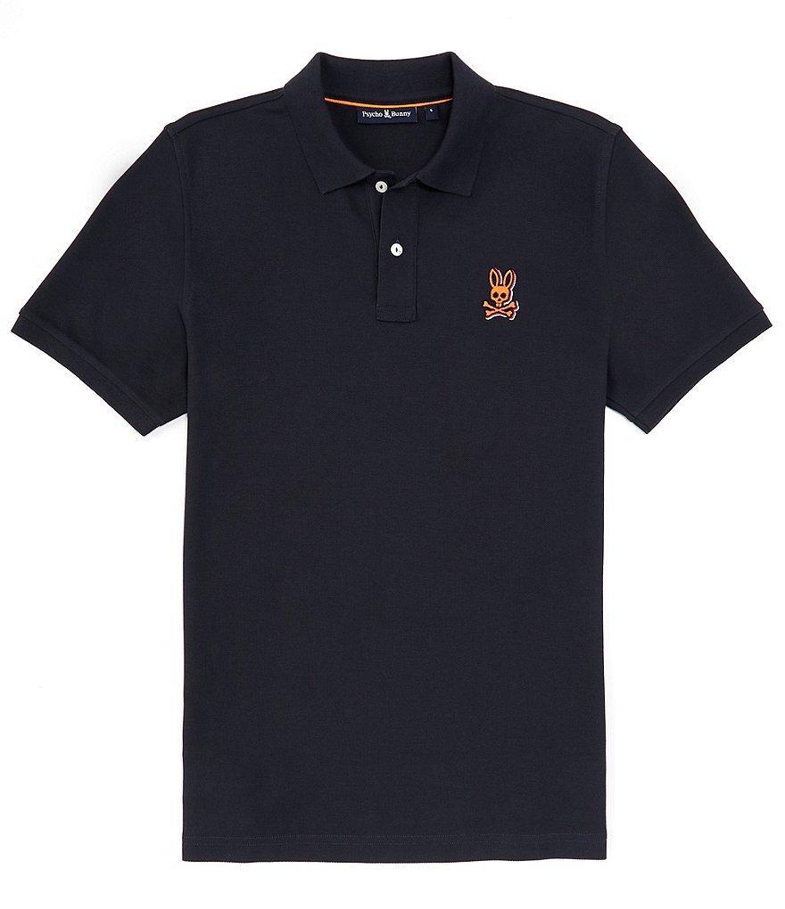 Psycho Bunny Sanderson Pique Short Sleeve Polo Shirt Product Image