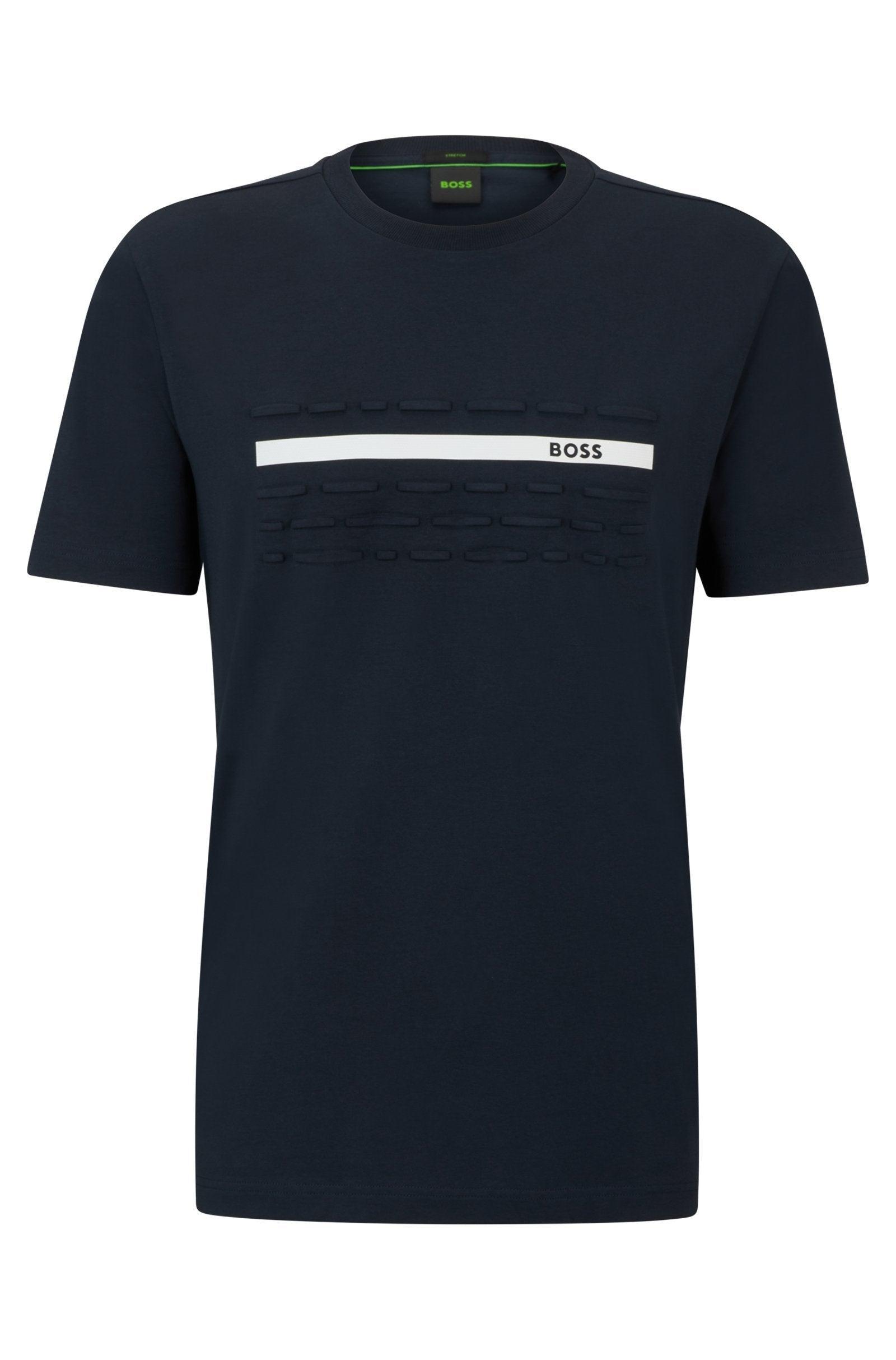 Boss Regular-Fit T-Shirt with Embossed Artwork Male Product Image