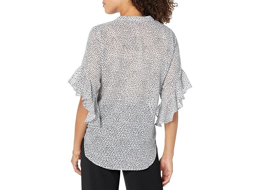 Vince Camuto Ruffle Sleeve Tunic Blouse Product Image