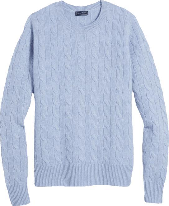 Cashmere Classic Cable Crewneck Sweater Product Image