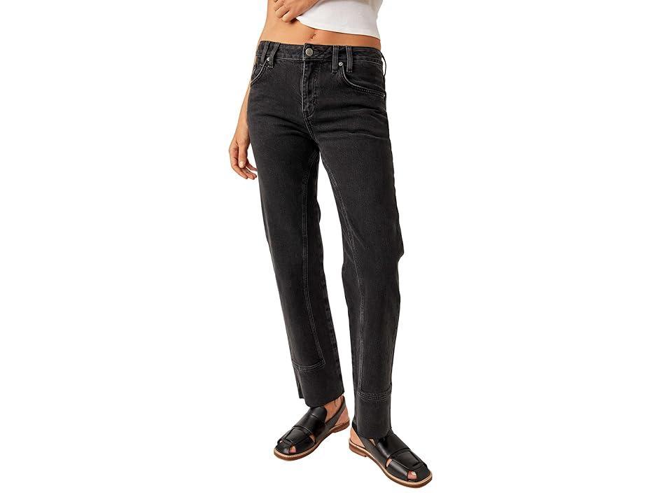 Free People Risk Taker High-Rise Straight (Main Squeeze) Women's Jeans Product Image