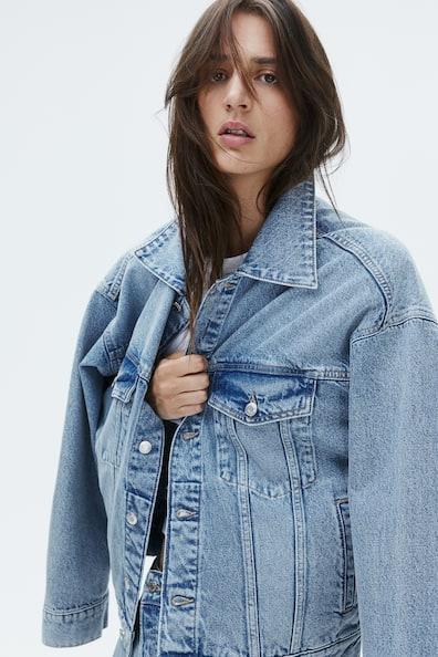 Oversized Denim Jacket Product Image