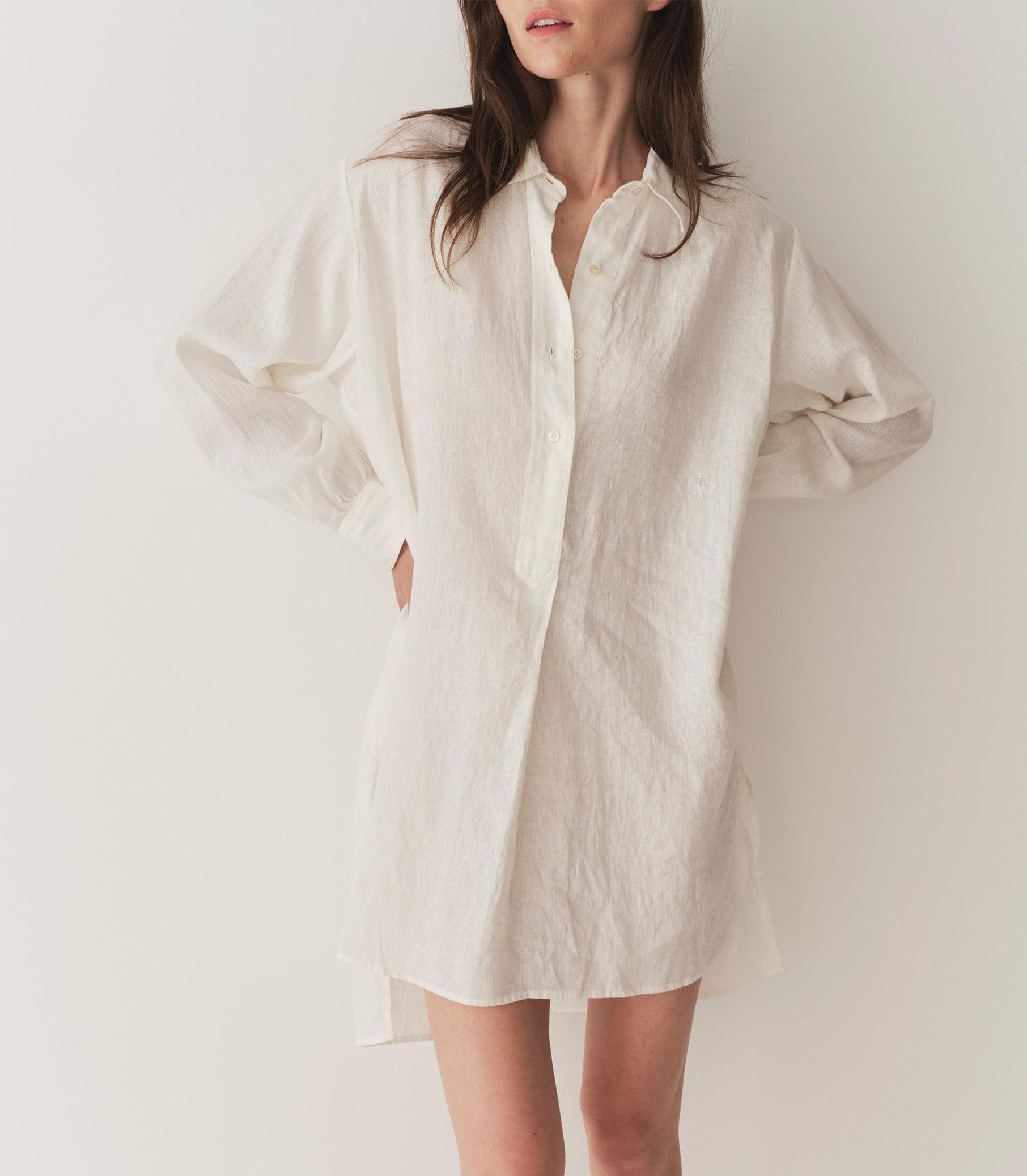 JORA LINEN DRESS -- SALT Product Image