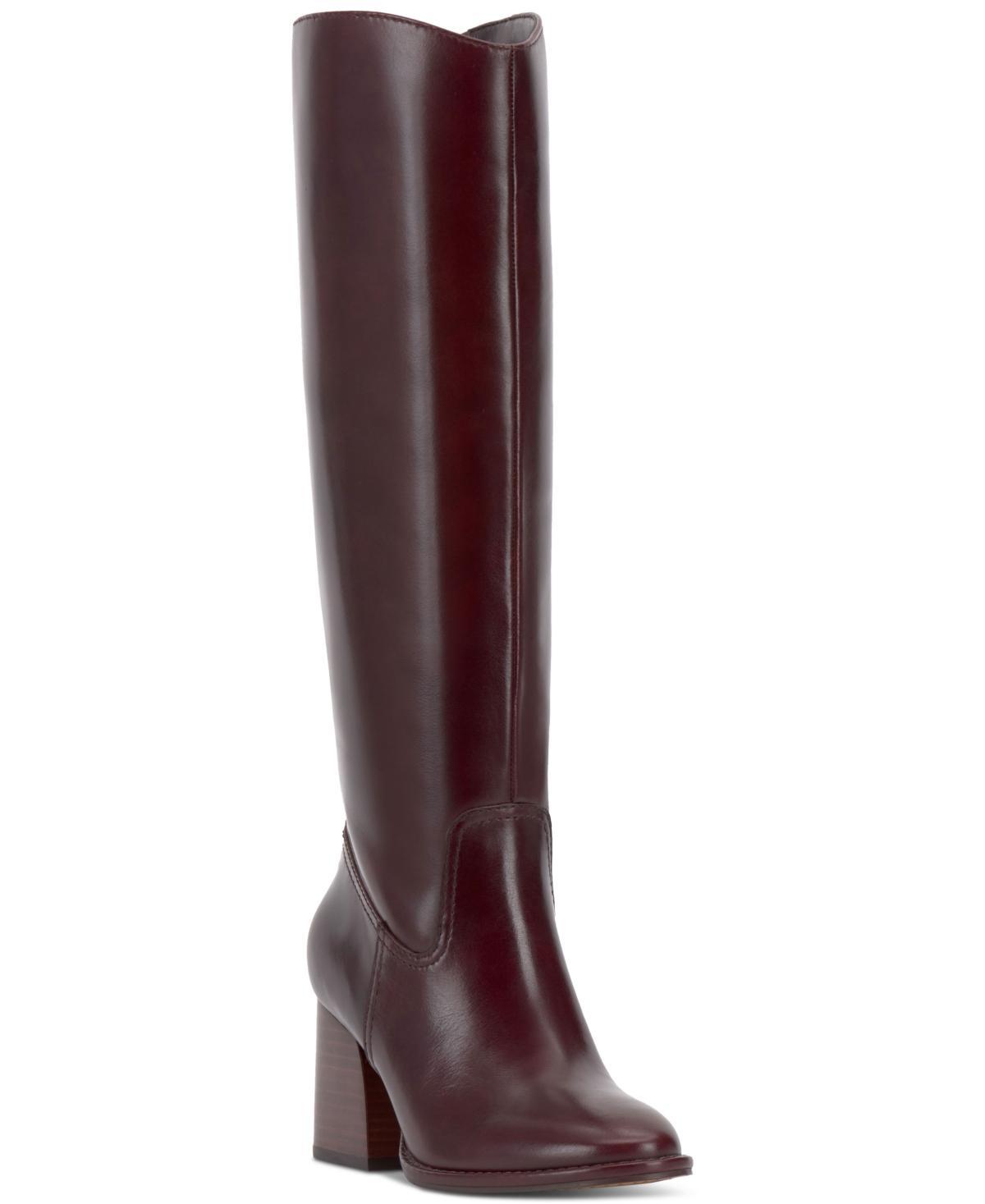 Vince Camuto Womens Leila Block-Heel Knee-High Boots Product Image