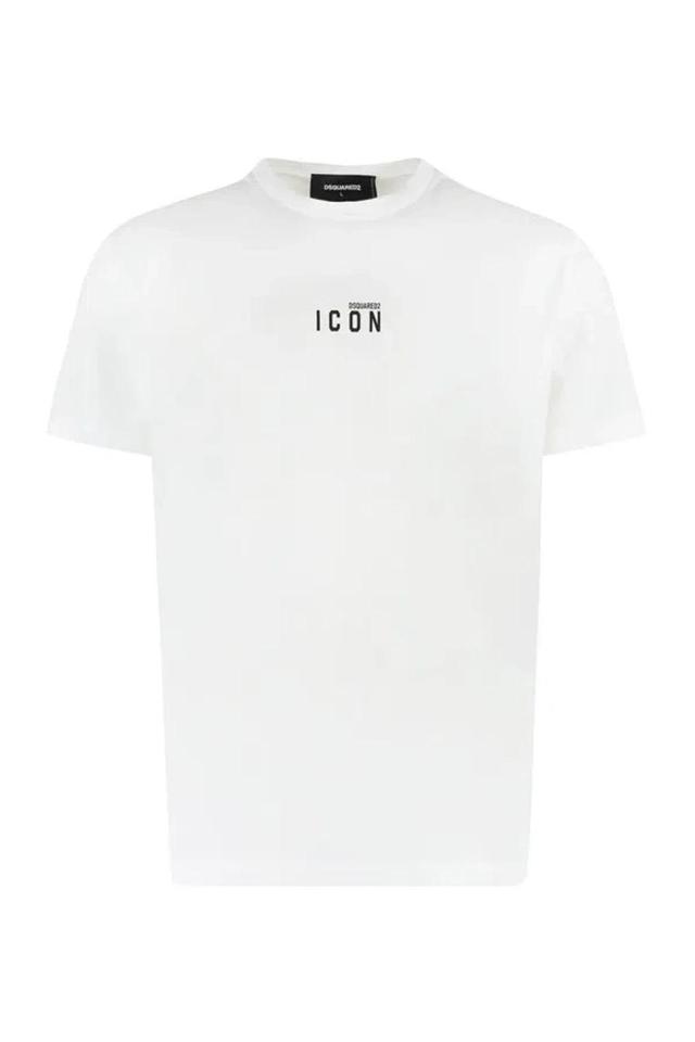 DSQUARED2 Logo-print T-shirt In White Product Image