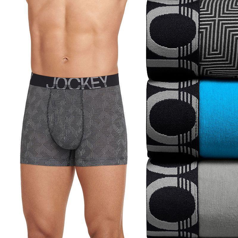 Mens Jockey ActiveStretch 3-Pack Boxer Briefs Product Image