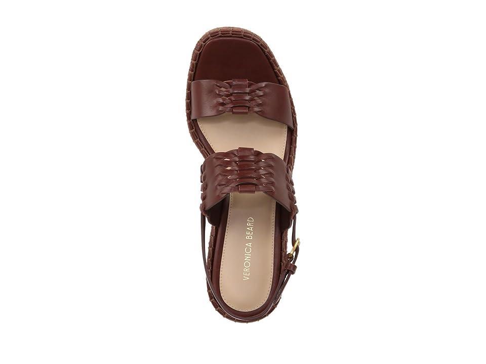 Riya Woven Leather Wedge Espadrilles Product Image