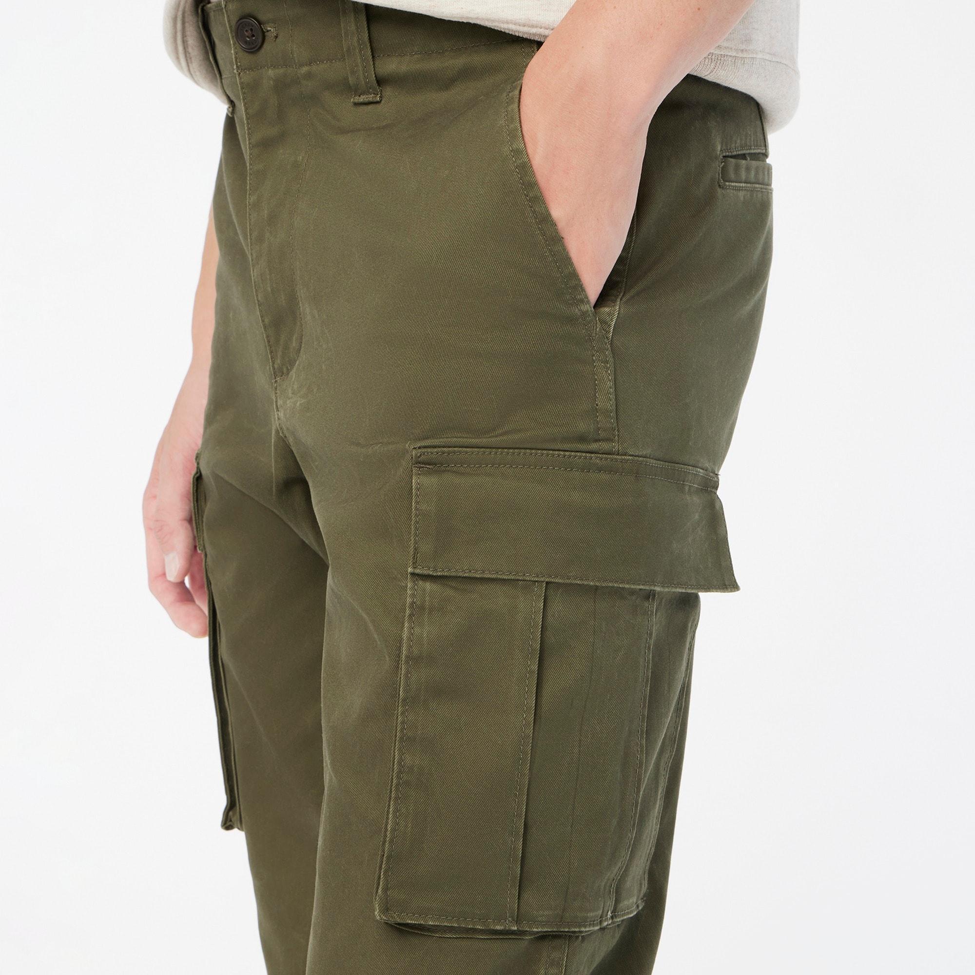 Straight-leg twill cargo pant Product Image