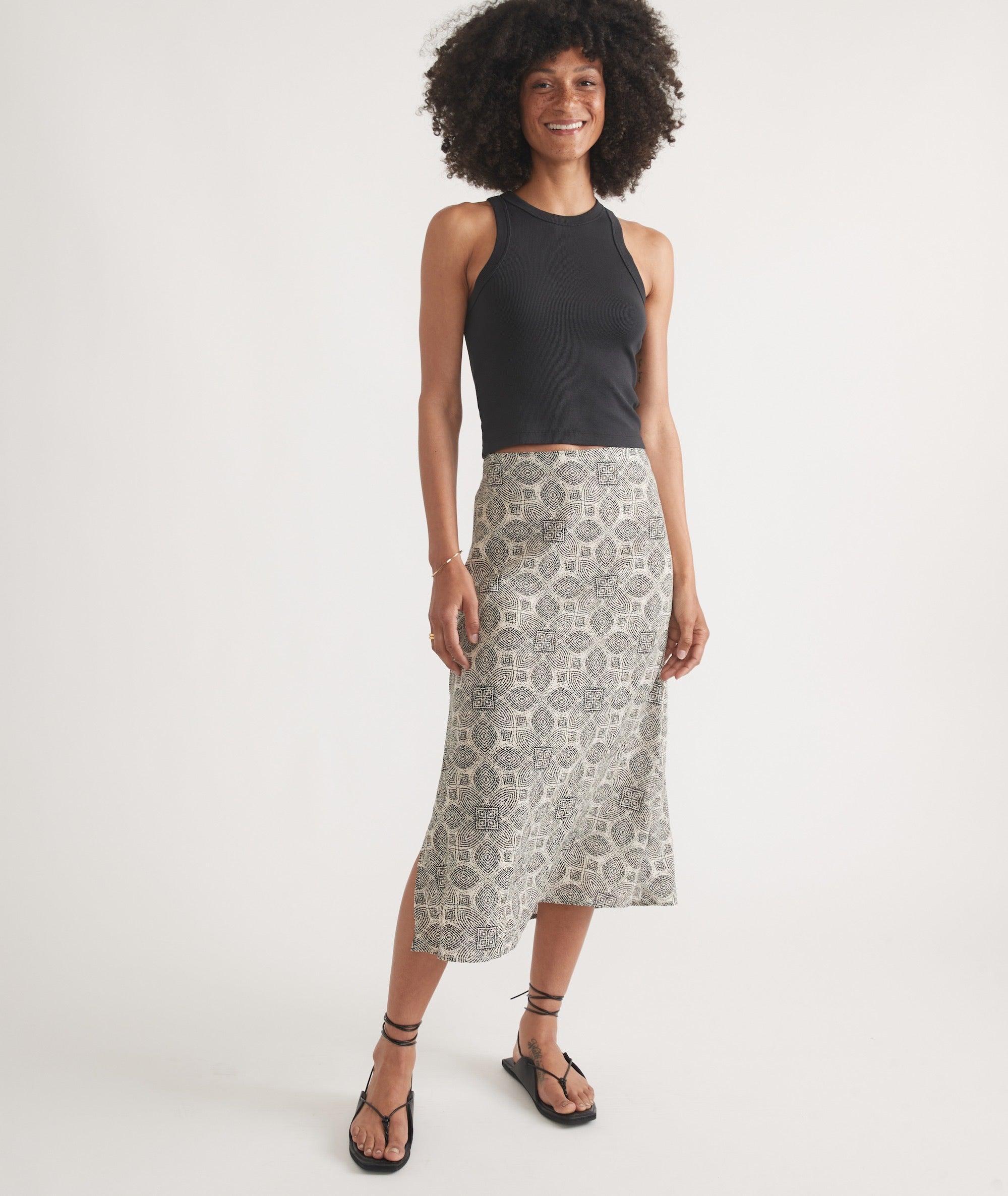 Ryan Slip Midi Skirt Product Image