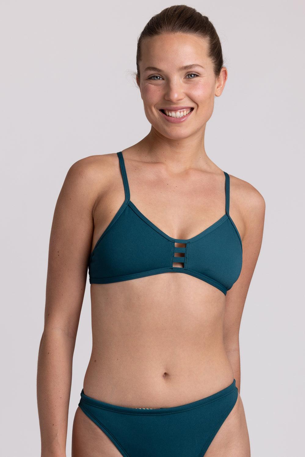 Laura Bikini Top - Peacock Female Product Image