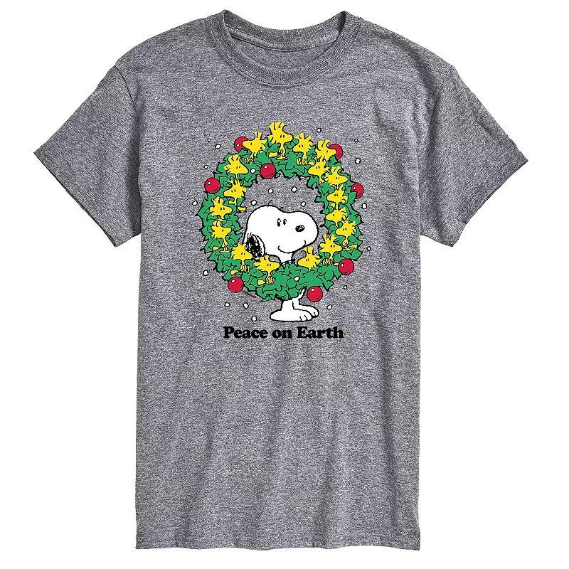 Mens Peanuts Peace On Earth Tee Product Image